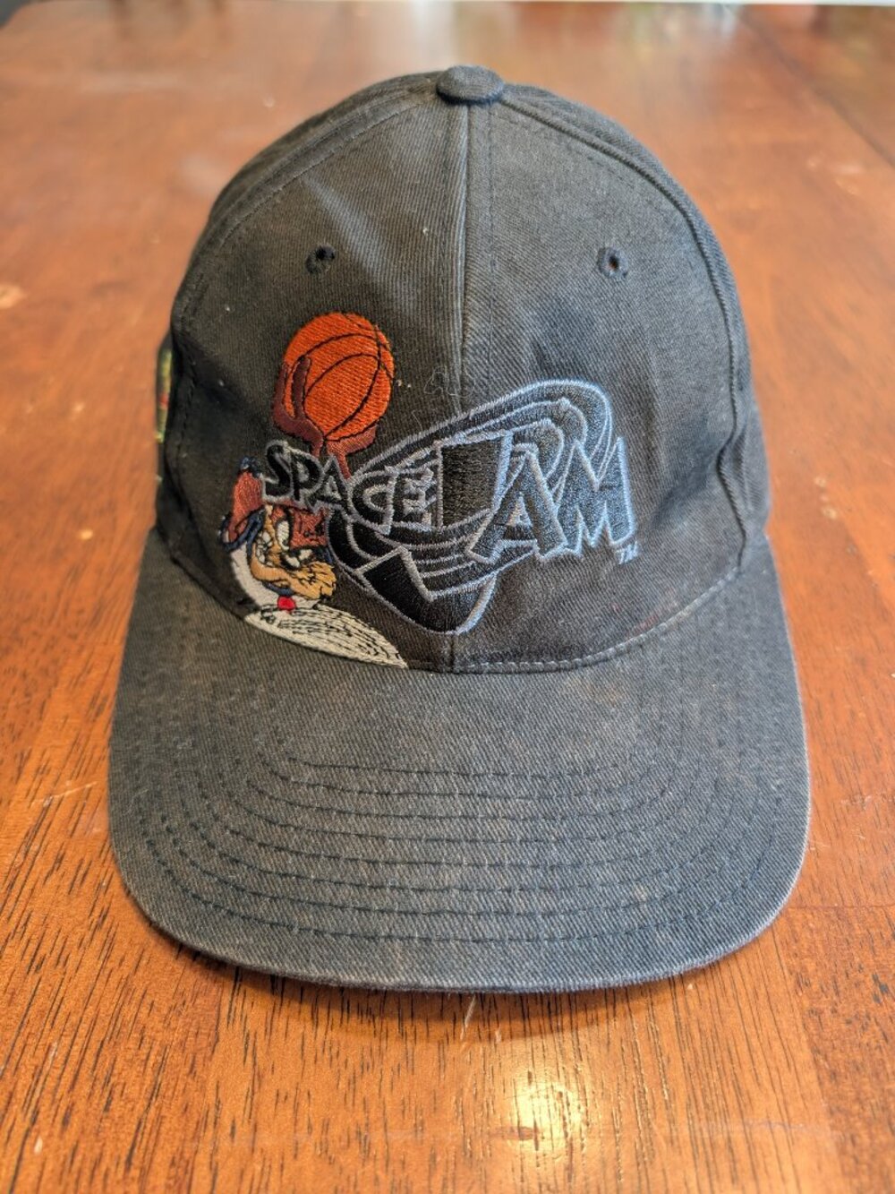 1996 Space Jam Taz American Needle Snapback Hat - Size OS